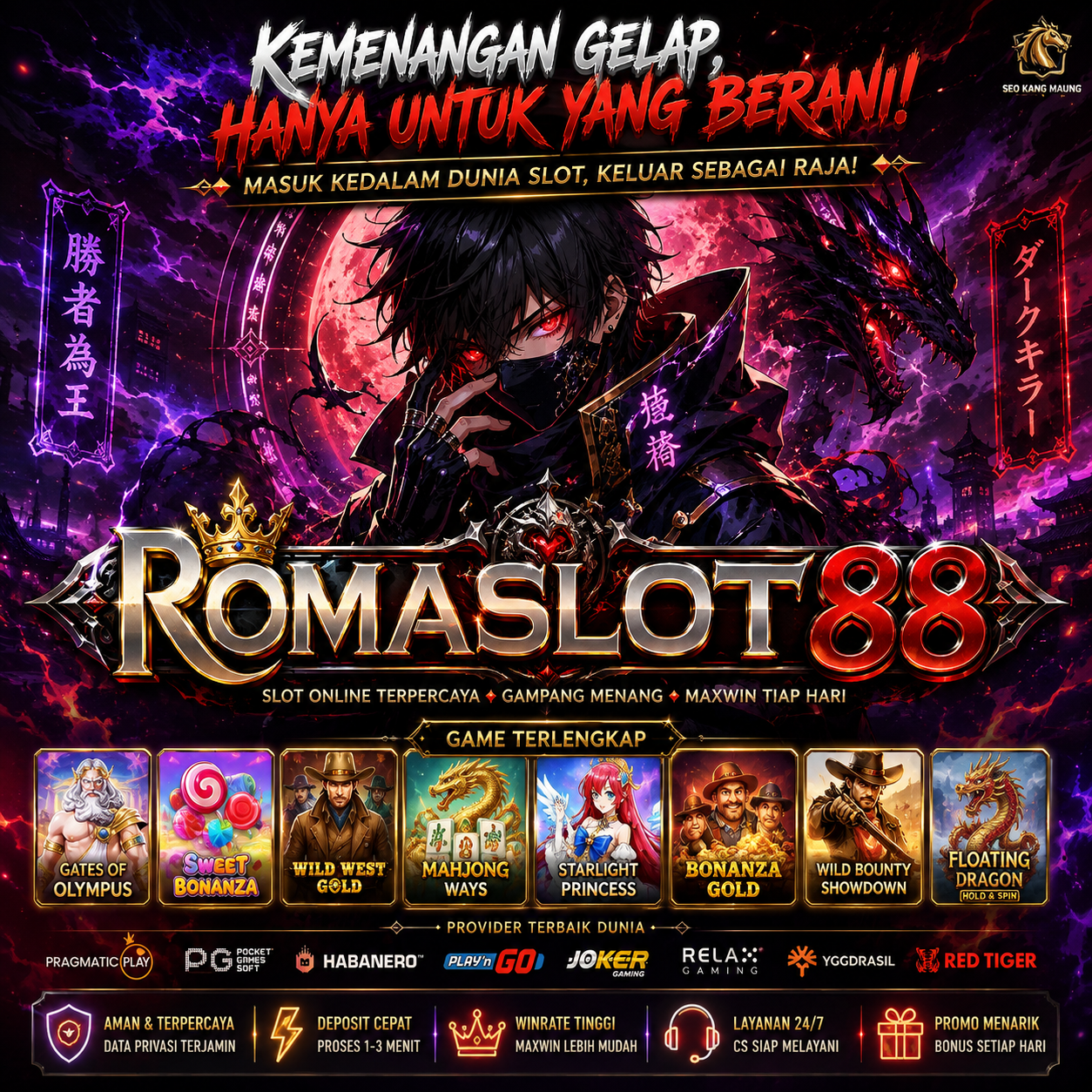 Banner romaslot88 Cyber Blue